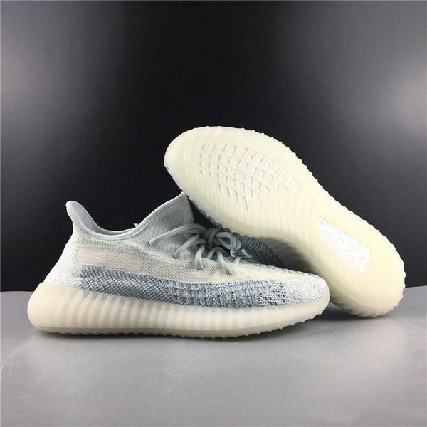 

cloud white reflective fw5317 man designer athletic shoes new exclusive kanye west woma fashionn trainers with box size36-46.5