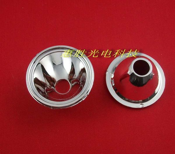 

High Power LED Reflector Cup Plastic Plating No-foot Reflective Cup Silver Concentrating Cup for LED 1-3W