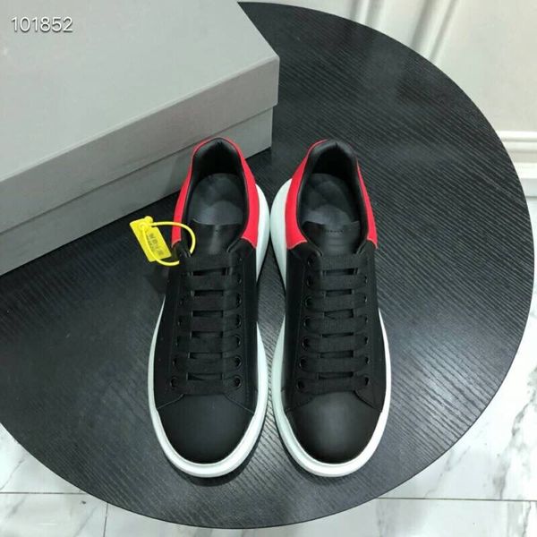 

2019new original box luxury genuine leather run away designer sneakers fashion casual shoes women shoes trainers men mixed color size 35-44, Black