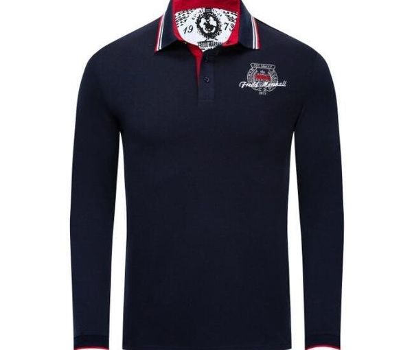 

мужские дизайнерские поло с буквами модный бренд рубашки поло для мужчин футболки роскошные с длинным рукавом мужские топы одежда 2 цвета m, White;black