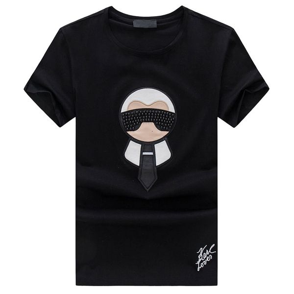 Nova chegada verão famoso design masculino t camisa hip hop manga curta magro topos camisetas tripulação pescoço t-shirts moda medusa homem casual T-Sh234n