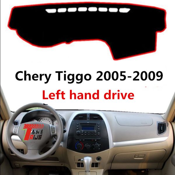 

taijs left hand drive car dashboard cover for chery tiggo 2005-2009 eling dacron anti uv car dashboard pad for chery tiggo