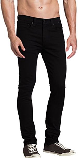 

skylinewears men's skinny slim fit denim jeans pants trousers, Blue
