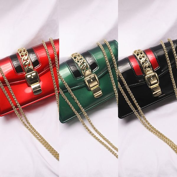 

texture 2019chic lock lock jelly ins mini chain bag messenger shoulder strap shoulder strap bag