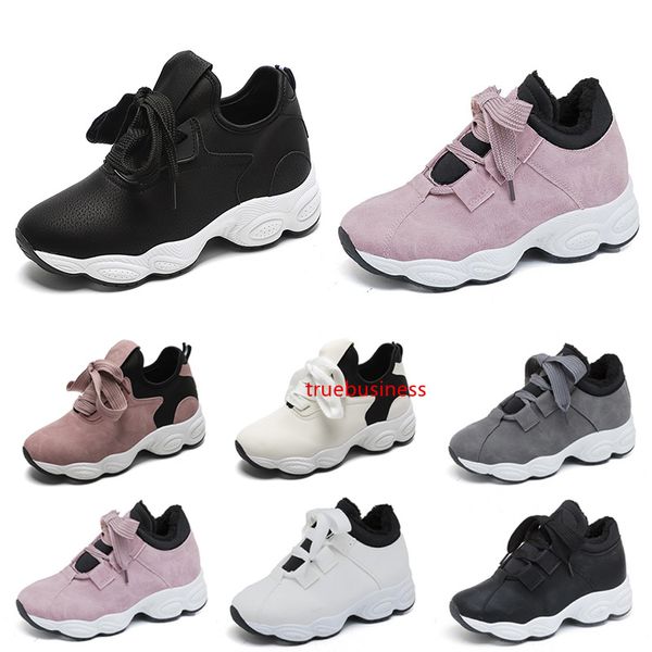 

non-brand women running shoes white black pink grey suede outdoor walking breathable comfortable sports sneakers 36-40 style 15