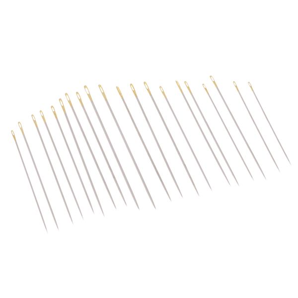 

20pcs assorted hand sewing needles for embroidery cross stitch tapestry diy, Black