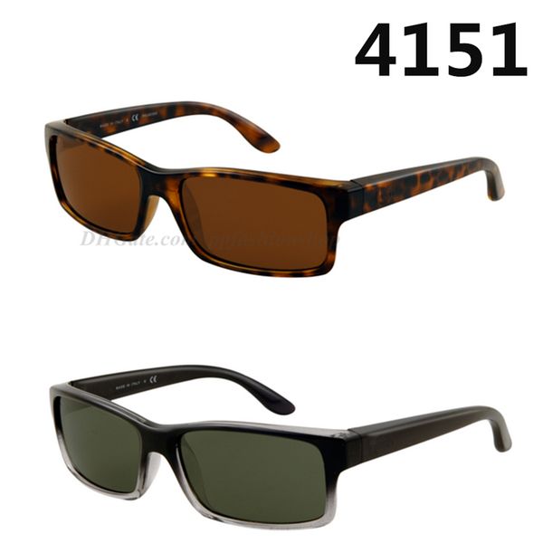 

gradient color 4151 brand sunglasses uv400 protection driver original sun glasses designer fashion men and women eyewear 4 colors, White;black