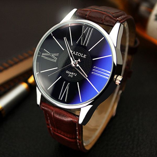 

relogio masculino 2019 men quartz watch leather casual watches men's clock male sports wristwatch montre homme erkek kol saati, Slivery;brown