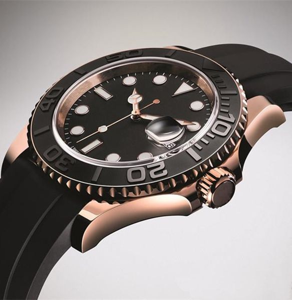 

новый роскошный дизайнер мужские часы спортивные военный кварц черный резиновый