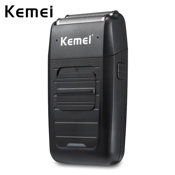 

kemei-1102 rechargeable cordless shaver for men floating beard shaver machine twin blade face care multifunction strong trimmer