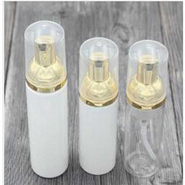 

30ml 50ml plastic soap dispenser bottle foam pump bottle gold soap mousses liquid dispenser foaming bottle