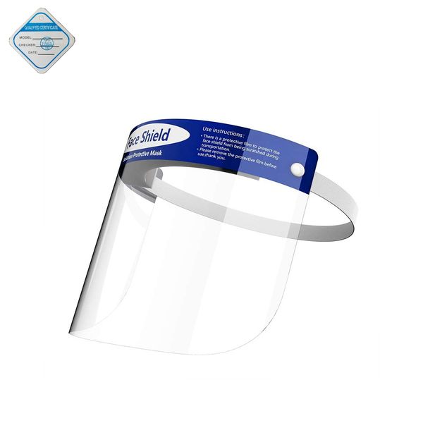 

5-pack rush deer face shield, регулируемый противотуманный полный лицевой щиток с защитной прозрачной пленкой эластичной лентой и комфортной