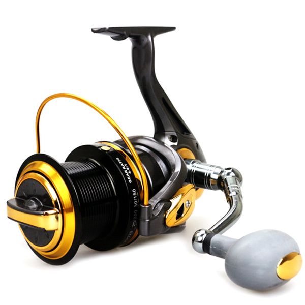 

gapless спиннинг рыболовная катушка 13bb чпу металлическая коромысло tf8000-11000 соленой воды передач 4.6: 1 pesca дальнее колесо море рыбо