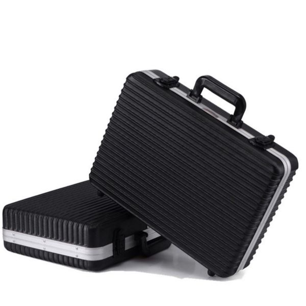 

45x32x13cm portable aluminum alloy toolbox precision instrument box multi-function anti-fall shockproof equipment protection box