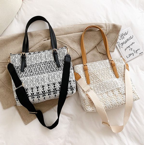 

designer luxury handbags purses women lace tote bag new fashion shoulder bags wholesale girls canvas bags