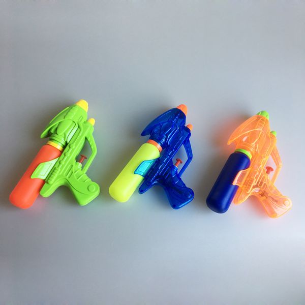 Acheter Pistolet à Eau à Suppression Unique En Plastique 18cm Pour Enfants Dété Jouets Pour Enfants Jouets De Leau De Plage Couleur Transparente