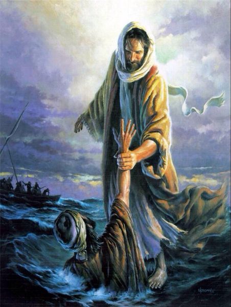 

33- jesus home decor handpainted &hd print oil painting on canvas wall art canvas pictures