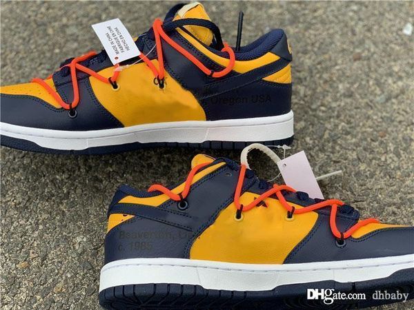 

top аутентичные off dunk low leather collection белый кроссовки университет золотой полночь navy спортивная обувь мужчины женщины спортивные