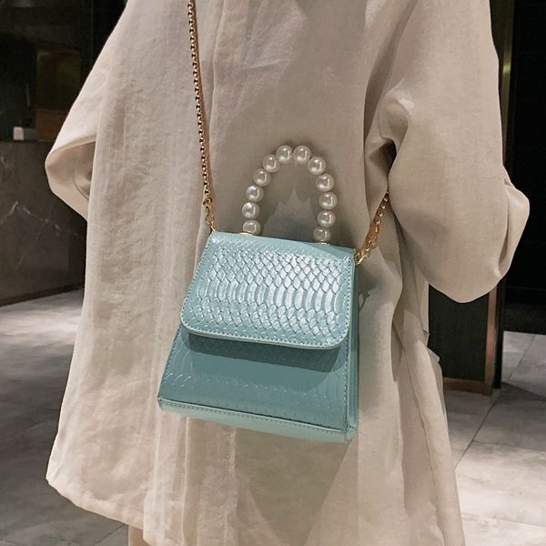 

summer small bag 2020 pearl tide korean chain messenger bag fashion new handbag