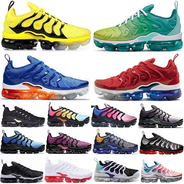 

2019 bumblebee sunset fades green tn plus running shoes for men women grape bright crimson hyper wolf grey mens trainers sneaker