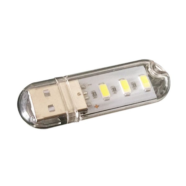 

портативный светодиодный светильник 3leds 1.5w лампы для чтения usb ночники мини свет книги компьютерные клавиатуры свет