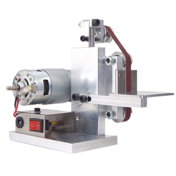 

diy mini belt sander cutter apex edge sharpener polishing/grinding machine tool js23
