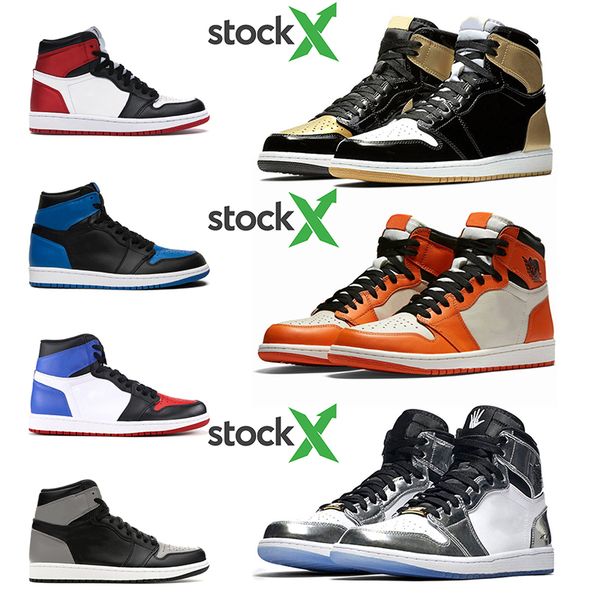 

new high og bred chicago with black mark gold 3 gym red for men women basketball shoes 1s one designer luxury sneakers