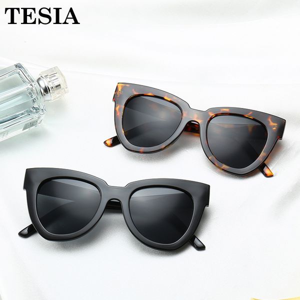 

trendy sunglasses women cat eye summer 2019 glasses retro green sunglasses vintage pink lens sun glass zonnebril dames 2019, White;black