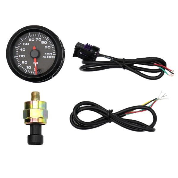 

2 " car racing modified oil pressure gauge 0-100psi with oil pressure sensor