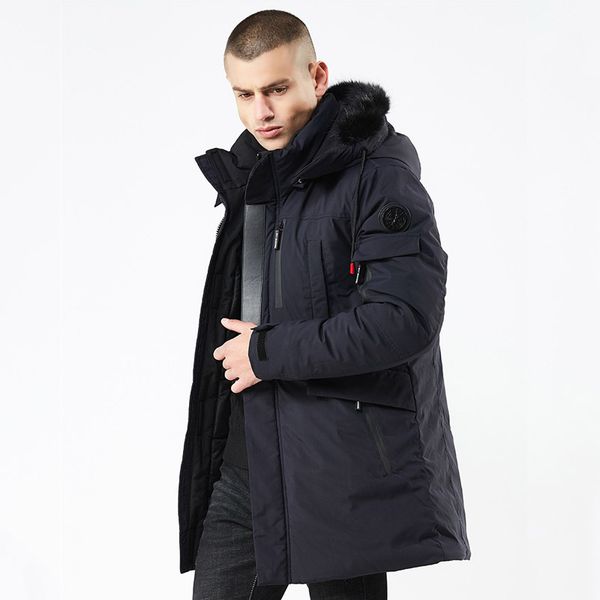 

mens jackets mens winter coat thick snow parkas overcoat white duck down jacket men down coat yrfn 751, Black