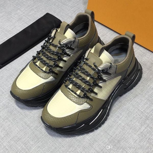 

2019 luxury designer shoes brand fashion designer women shoes gold low cut leather flat men casual sneakers rd181022, Black