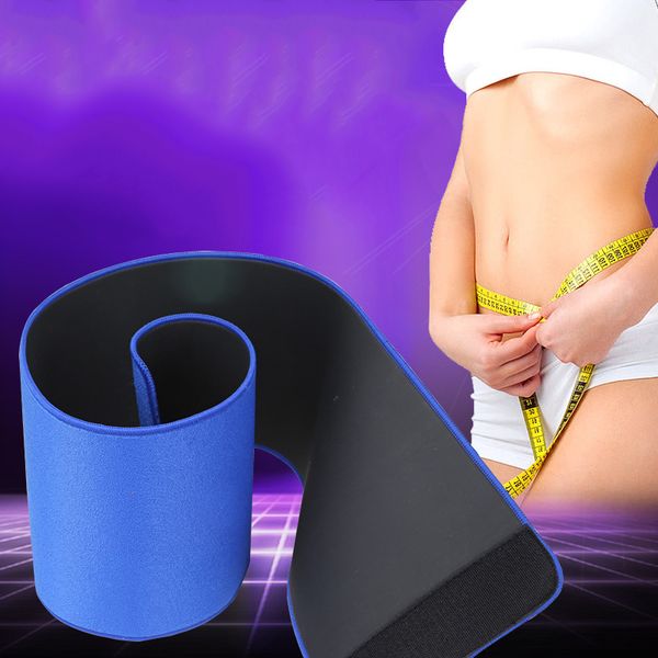 

trimmer gym fitness belt waist support adjustable sweat belt waist cincher trainer sport protective body building shaper, Black;gray