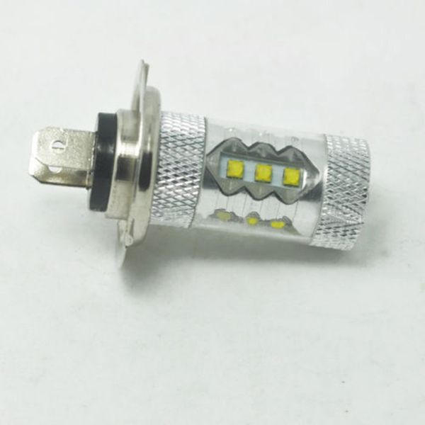 

2pcs auto led fog lights h4 h7 80w white yellow light high power front fog lamps