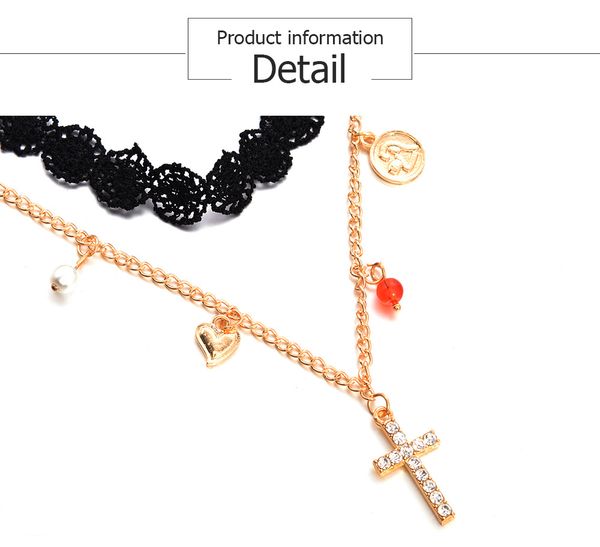 

choker necklace for women sweatertassel necklace, Silver