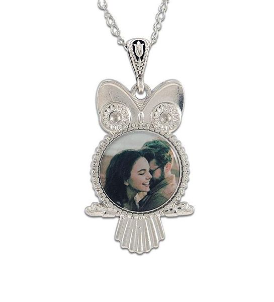 

personalized picture nickel plated necklace (model 4