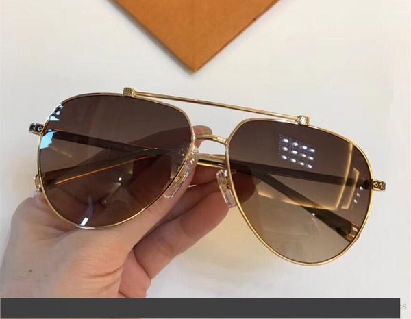

0299 sunglasses men designer fashion oval sunglasses z0299 uv protection lens coating mirror lens frameless color plated frame come with box, White;black