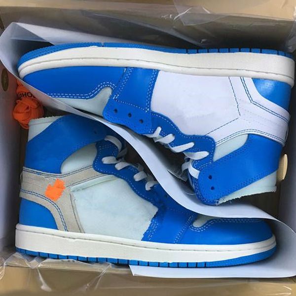 

2020 1 chicago red men and women basketball shoes powder blue unc athletic sport sneakers size 12