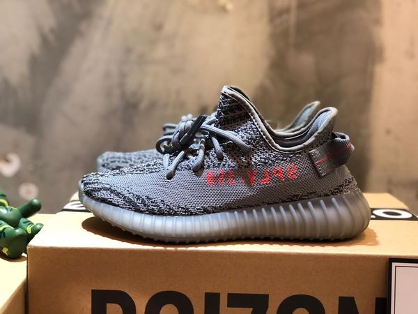 

v350 kanye high-end luxury men's triple design air cushion platform men's shoes jogging casual shoes outdoor sports basketball sho, Black