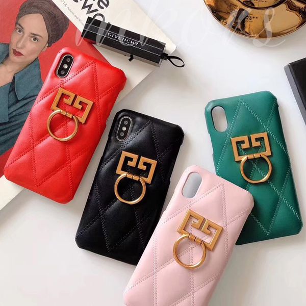 

Для iPhone X XS MAX XR 8 7 Чехол с ромбовидным рисунком из искусственной кожи для телефона