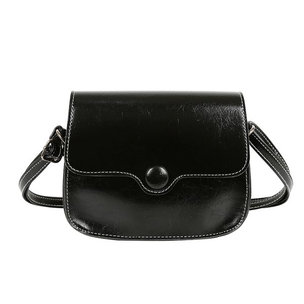 

сумки личи square женские высокого качества кожа pu сумка crossbody малый флип масло воск кожи плеча сумки черный