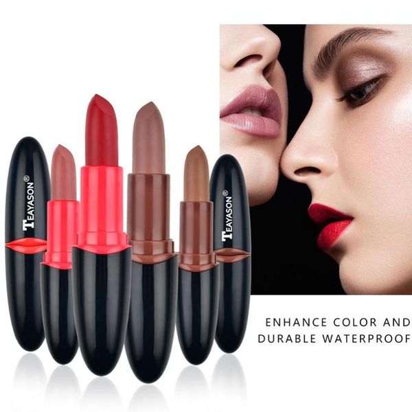 

4шт водонепроницаемый макияж matte lipstick set стойкий макияж liquid lip tint татуировки губной помады легко носить блеск для губ косметика