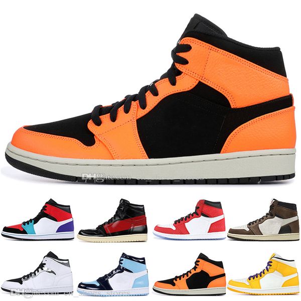 

Cheap 1 High OG Travis Scotts Basketball shoes Spiderman Rookie of the Year Mens Homage To Home Royal Blue Sport Designer Sneakers Trainers