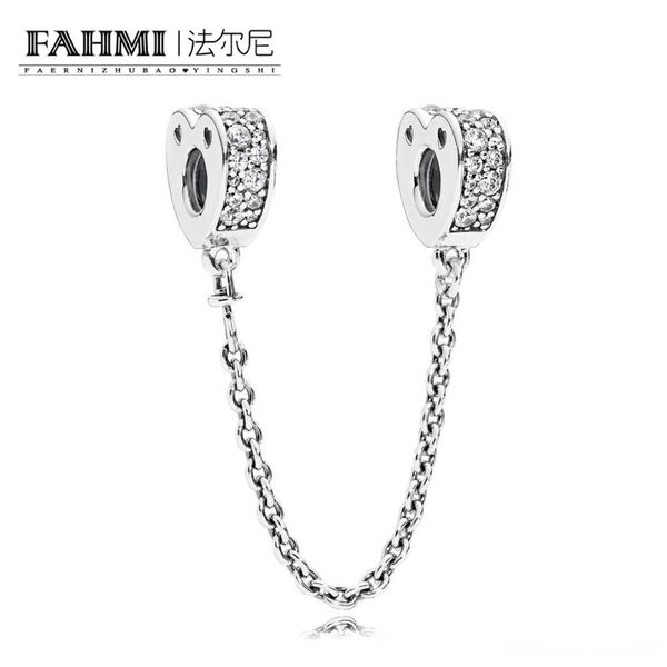 

wpennyi 100% стерлинговое серебро 925 797138cz аутентичного темперамента мода гламурной ретро цепи безопасности свадьба женщины ювелирные из, Black