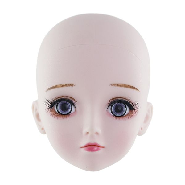 

doll head face mold faceplate ball jointed dolls 1/3 bjd body parts diy makeup