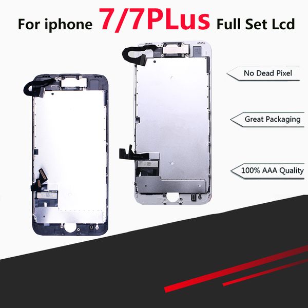 

10pc no dead pixel full et lcd di play for iphone 7 7 plu lcd di play touch creen front camera digitizer a embly replacement