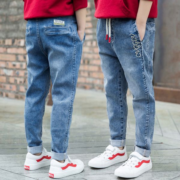 

Boys Jeans Casual Spring Autumn Jeans for Boys Child Fashion Teen Jeans Baby Boy Clothes, Blue