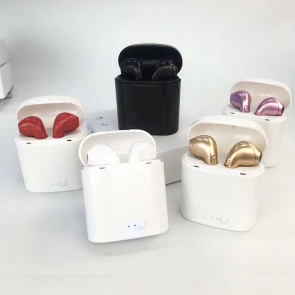 

I7 tw wirele bluetooth headphone earbud earphone with charging box twin mini bluetooth earbud for iphone android pc
