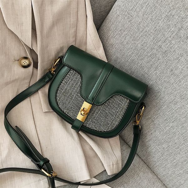 

bag for women's bag originality design women 2019 new korean fashion joker saddle color shoulder messenger
