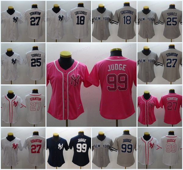 

Womens 25 Gleyber Torres 18 Didi Gregorius 27 GiancarloStanton Jersey 99 Aaron Judge 24 Gary Sanchez 42 Mariano Rivera Baseball Jerseys
