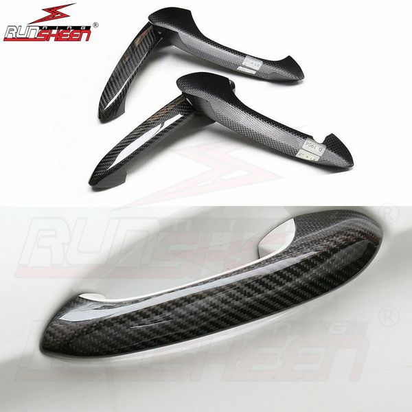 

100% real carbon fiber door handle cover trim for 3 5 series g20 g30 x3 g01 x4 g02 x5 g05 2018 2019 lhd & rhd car